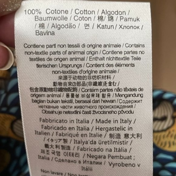 Fendi Women's Blue Heart Cold Shoulder Mini Shirt Dress Size 38 - Picture 9 of 11